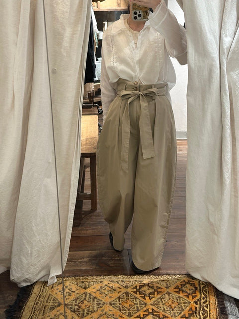No.08/ capture the light : 光を捉える パンツ(beige)