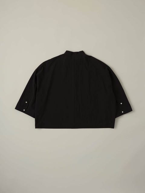 No.07/ landscape : 風景 バンドカラーブラウス(black)