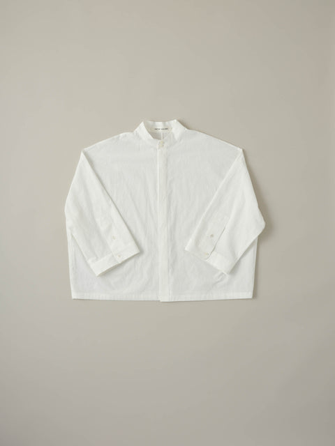 No.07/ landscape : 風景 バンドカラーブラウス(off white)