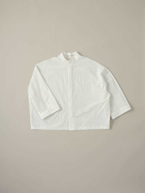 No.07/ landscape : 風景 バンドカラーブラウス(off white)
