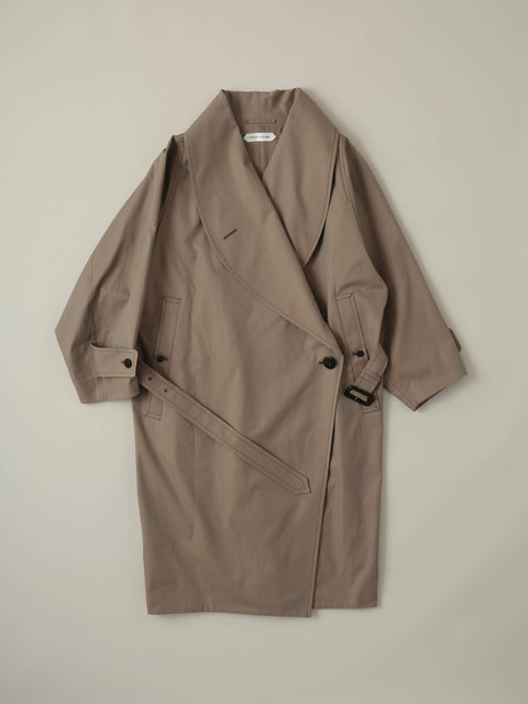 No.09/ suburb : 郊外 ラップコート(moss kahki)