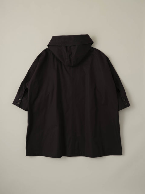 No.09/ suburb : 郊外 フーデッドコート(black)