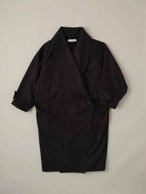 No.09/ suburb : 郊外 ラップコート(black)