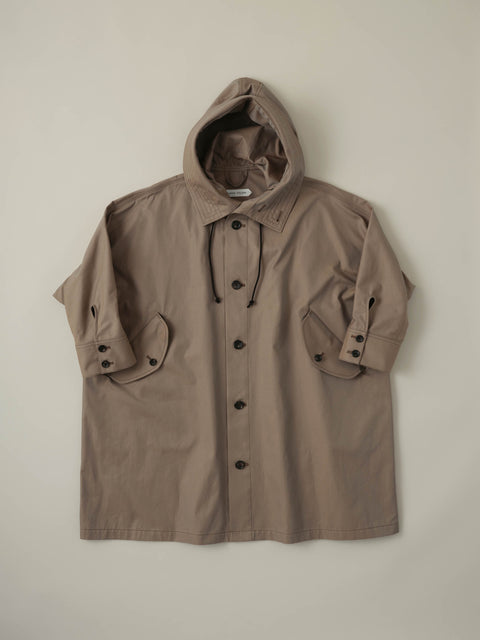 No.09/ suburb : 郊外 フーデッドコート(moss kahki)