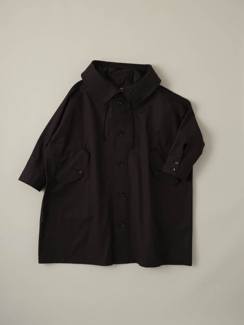 No.09/ suburb : 郊外 フーデッドコート(black)