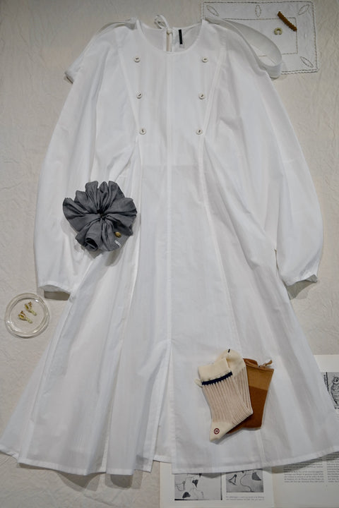 Cotton バックリボンドレス