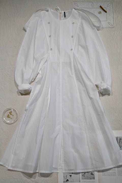 Cotton バックリボンドレス