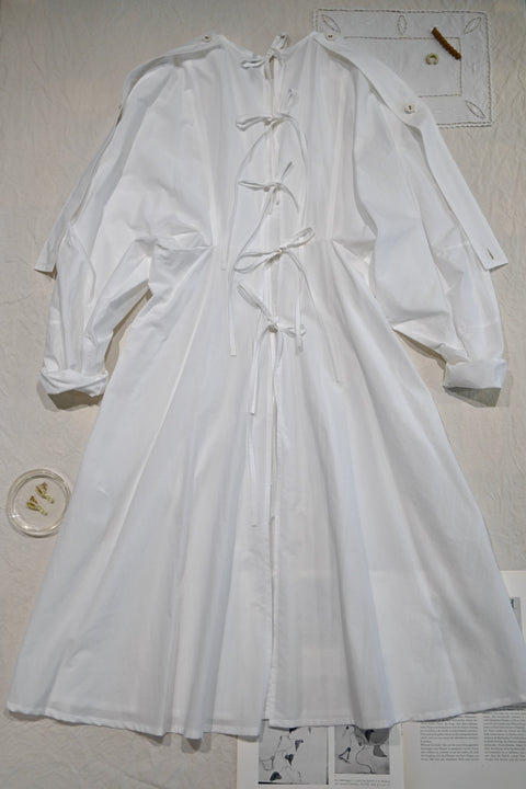 Cotton バックリボンドレス