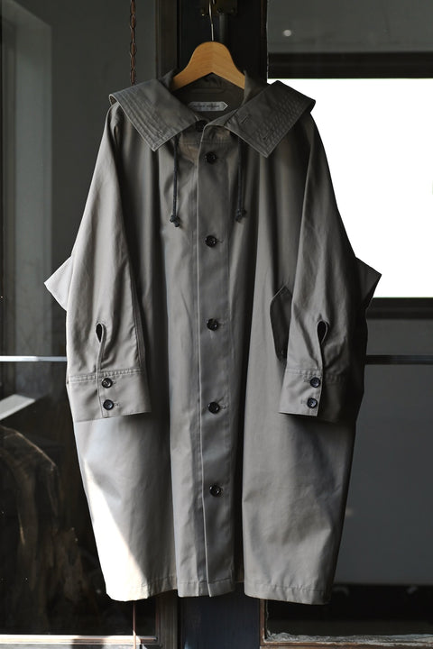 No.09/ suburb : 郊外 フーデッドコート(moss kahki)