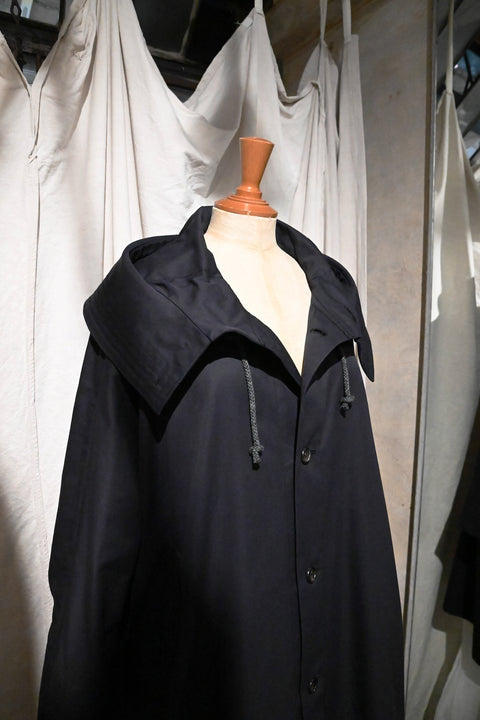 No.09/ suburb : 郊外 フーデッドコート(black)