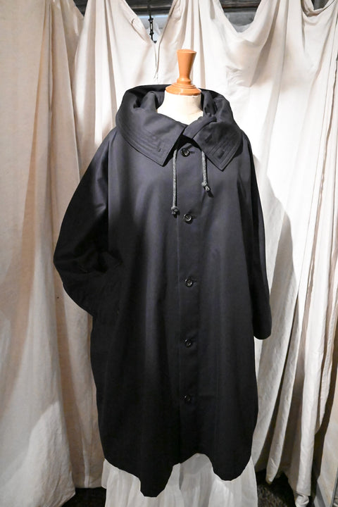 No.09/ suburb : 郊外 フーデッドコート(black)