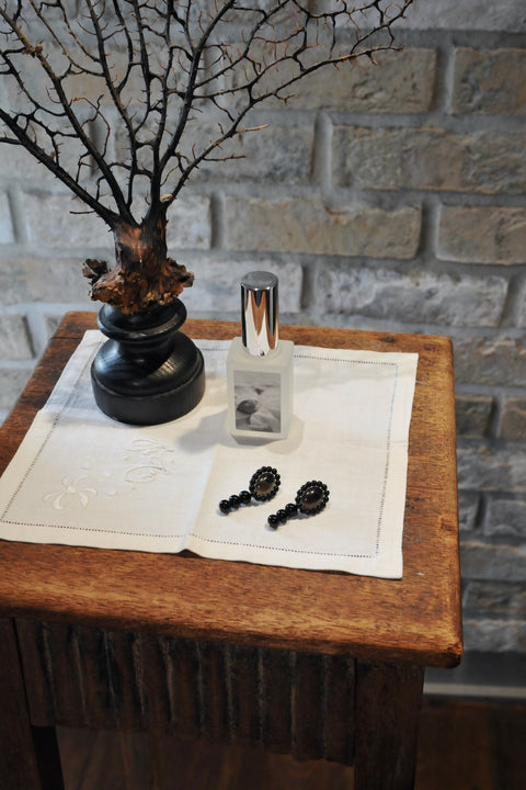 Natural linen silk ノースリーブブラウス