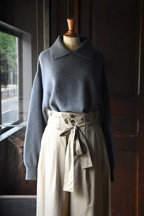 No.11/ feel the place : 場所を感じる ポロセーター(fog blue)