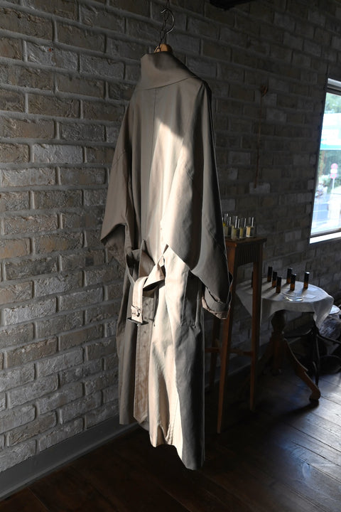 No.09/ suburb : 郊外 ラップコート(moss kahki)