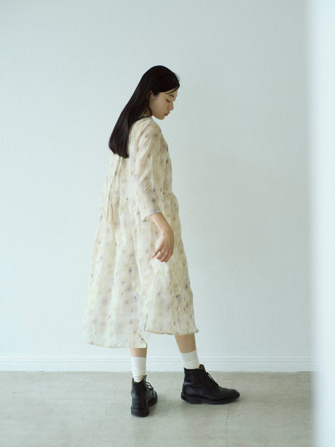 No.04/ harmony : 調和 押し花のワンピース
