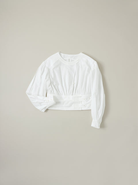 No.1 雪のきれ ベルテッドブラウス