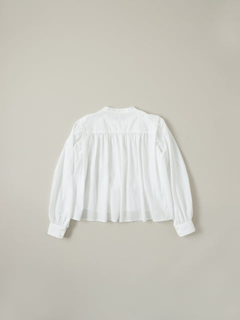 No.1 雪のきれ タックブラウス