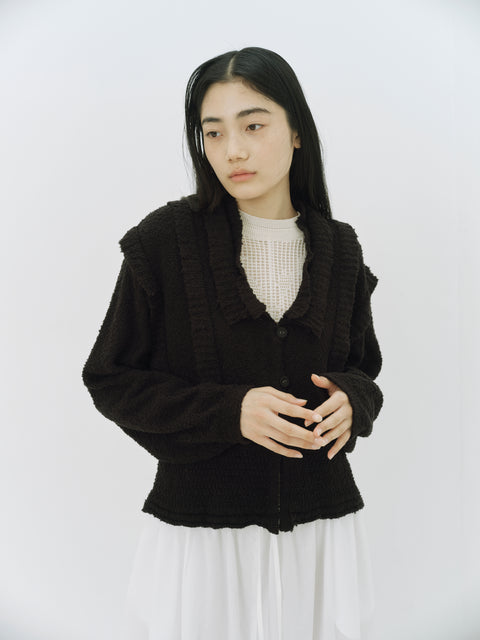 No.4 ほおの木 デイドリームカーディガン（black）