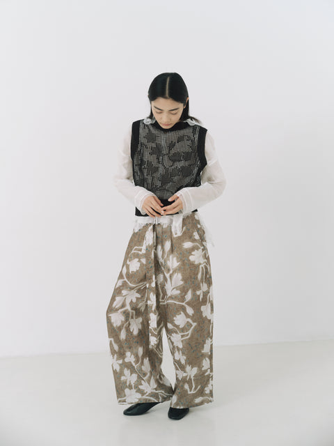 No.10 マグノリアの木 ホワイトマグノリアパンツ