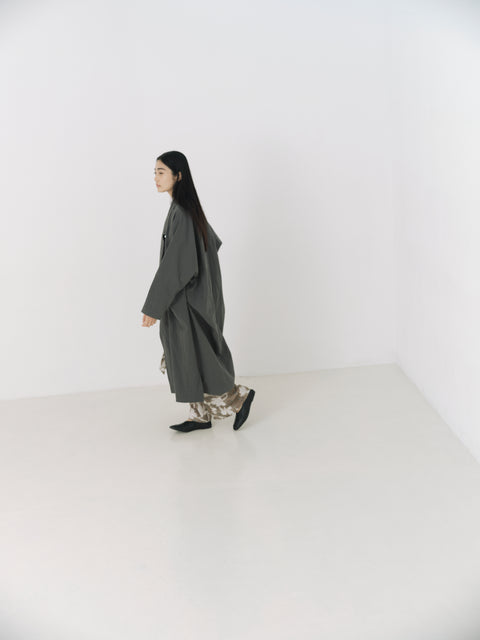 No.5 霧は俄かに揺れる ピンチドコート（fog gray）