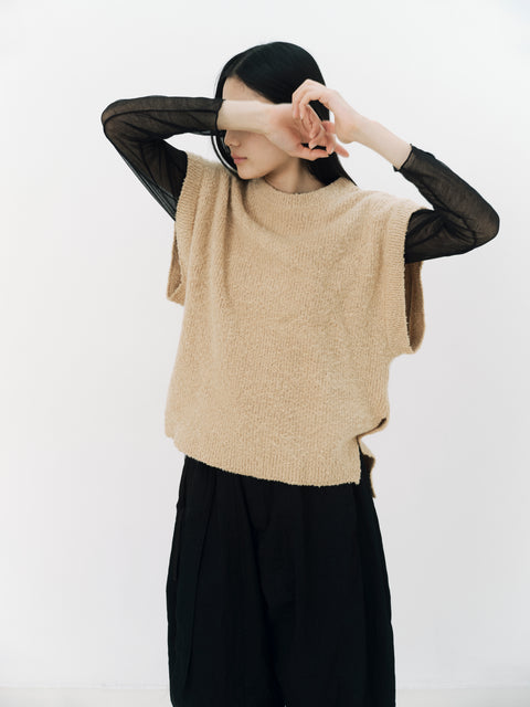 No.4 ほおの木 デイドリームマグノリアベスト（honey beige）