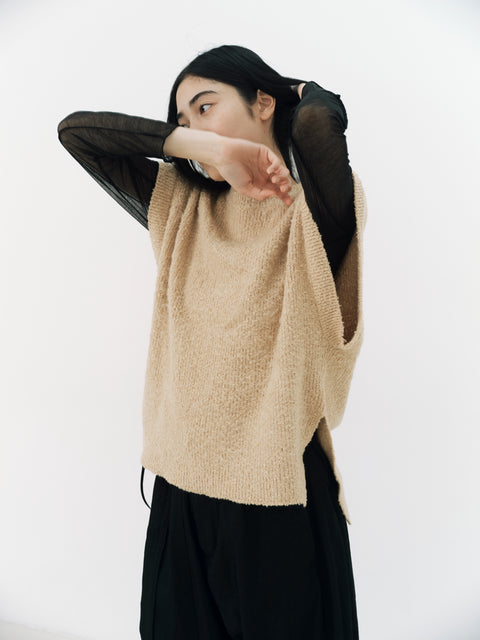 No.4 ほおの木 デイドリームマグノリアベスト（honey beige）