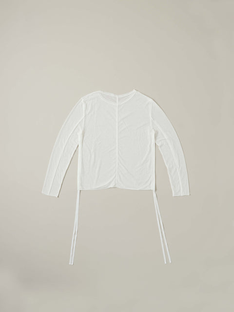 No.13 羅（うすもの） ロングスリーブトップス（off white）