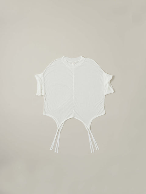 No.13 羅（うすもの） ショートスリーブトップス（off white）