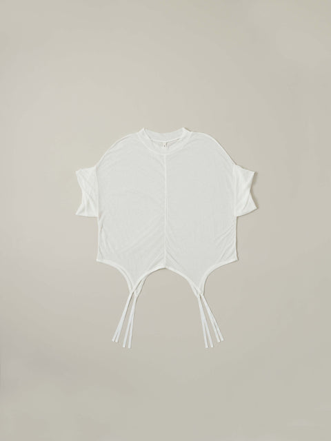 No.14 羅（うすもの） ショートスリーブトップス（off white）