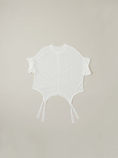 No.14 羅（うすもの） ショートスリーブトップス（off white）