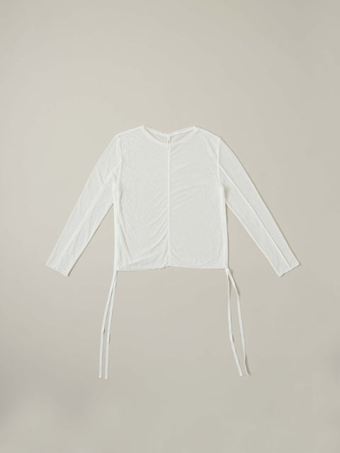 No.13 羅（うすもの） ロングスリーブトップス（off white）