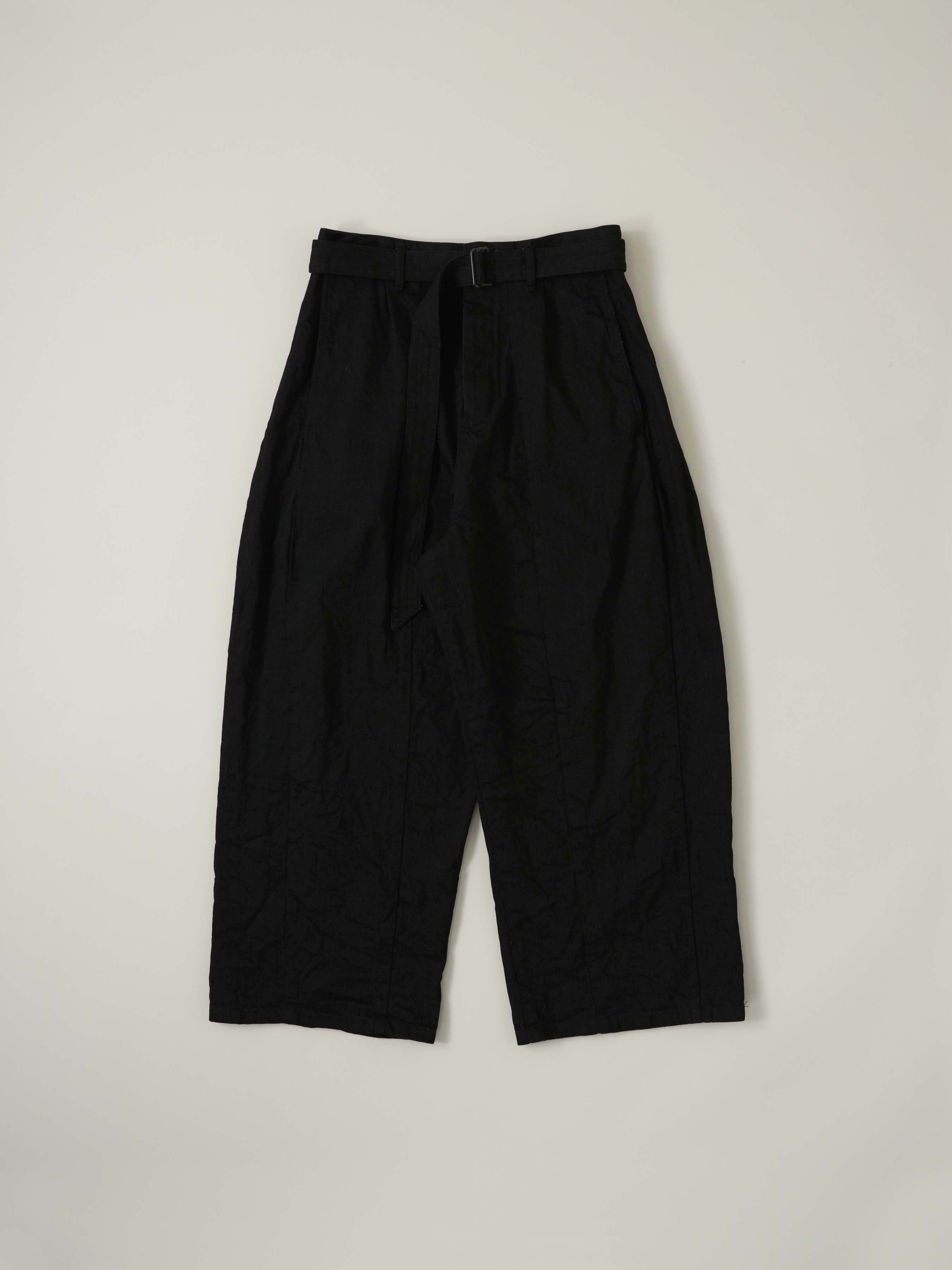 No.12 灌木 ルートダーツパンツ（black） – NATIVE VILLAGE