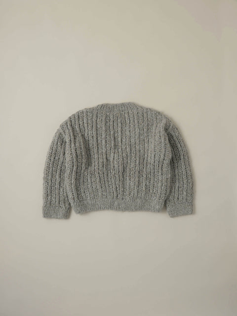 No.17/ colors of nature : 自然の色 モヘアニットカーディガン（moss gray）