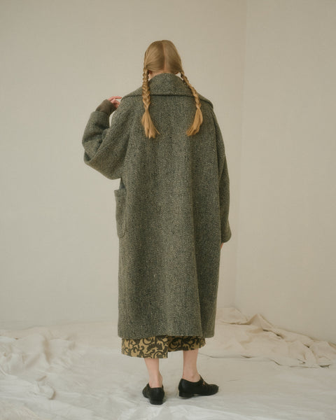 No.15 To the streets of Paris ショールカラーコート（gray）