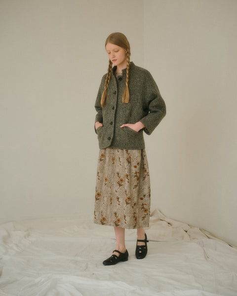 No.15 To the streets of Paris ショートコート（gray）