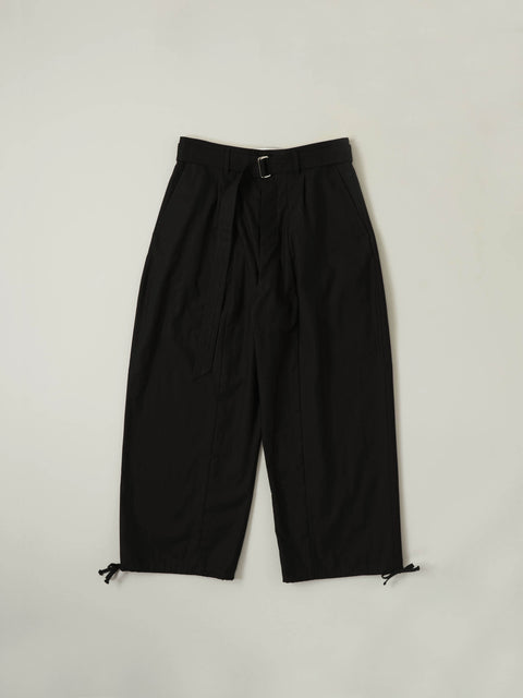 No.3 青い傾斜 ステムパンツ（black）