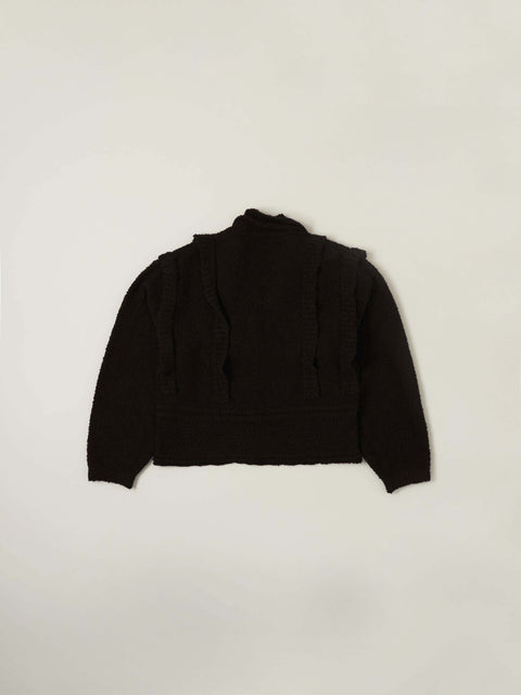 No.4 ほおの木 デイドリームカーディガン（black）