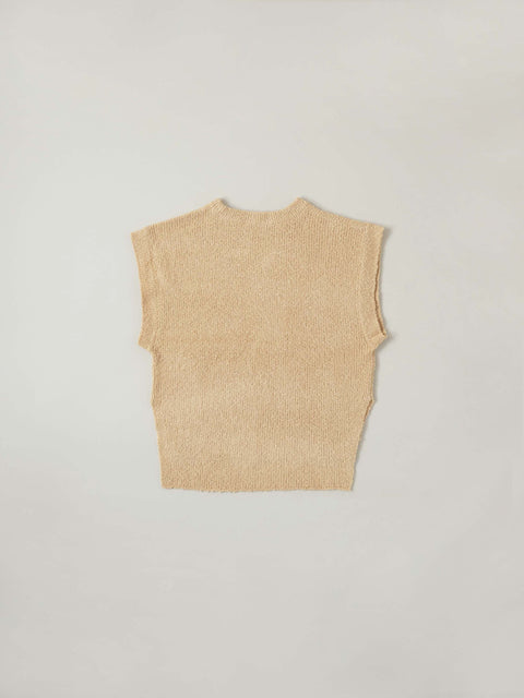 No.4 ほおの木 デイドリームマグノリアベスト（honey beige）