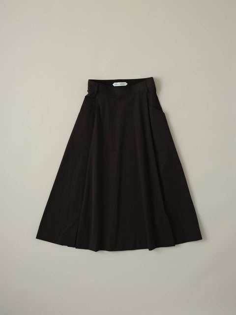 No.08/ capture the light : 光を捉える スリットスカート（black）