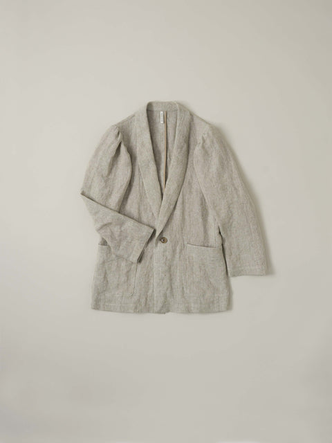 No.8 木の梢 パフスリーブジャケット（ash beige）
