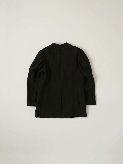 No.8 木の梢 パフスリーブジャケット（black）