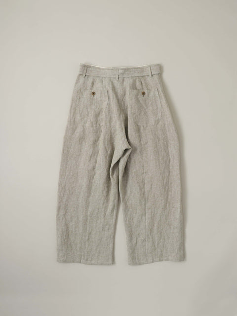 No.8 木の梢 ステームパンツ（ash beige）
