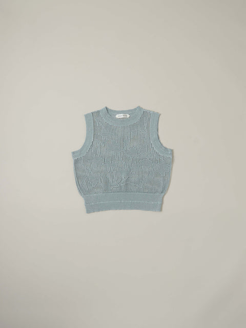 No.9 透明に落ちる影 フェアリーマグノリアベスト（pale mint）