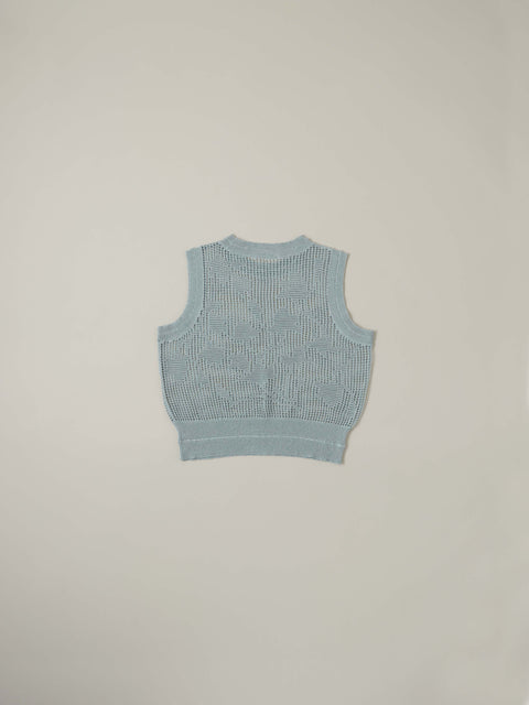 No.9 透明に落ちる影 フェアリーマグノリアベスト（pale mint）