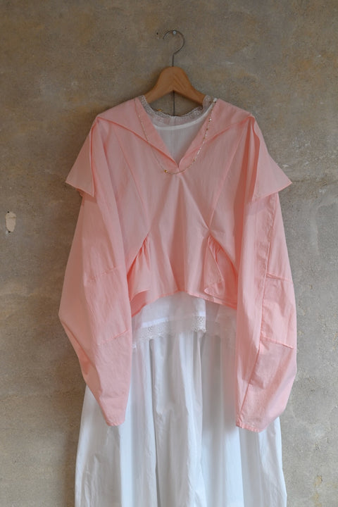 蕾：bud トライアングルカラーブラウス（pink）