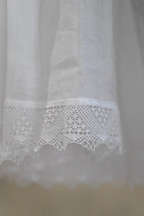 No.6 寂静 スリーブレスレースブラウス（white）