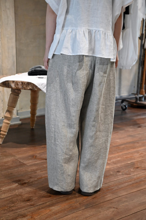 No.8 木の梢 ステームパンツ（ash beige）