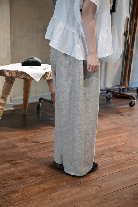 No.8 木の梢 ステームパンツ（ash beige）