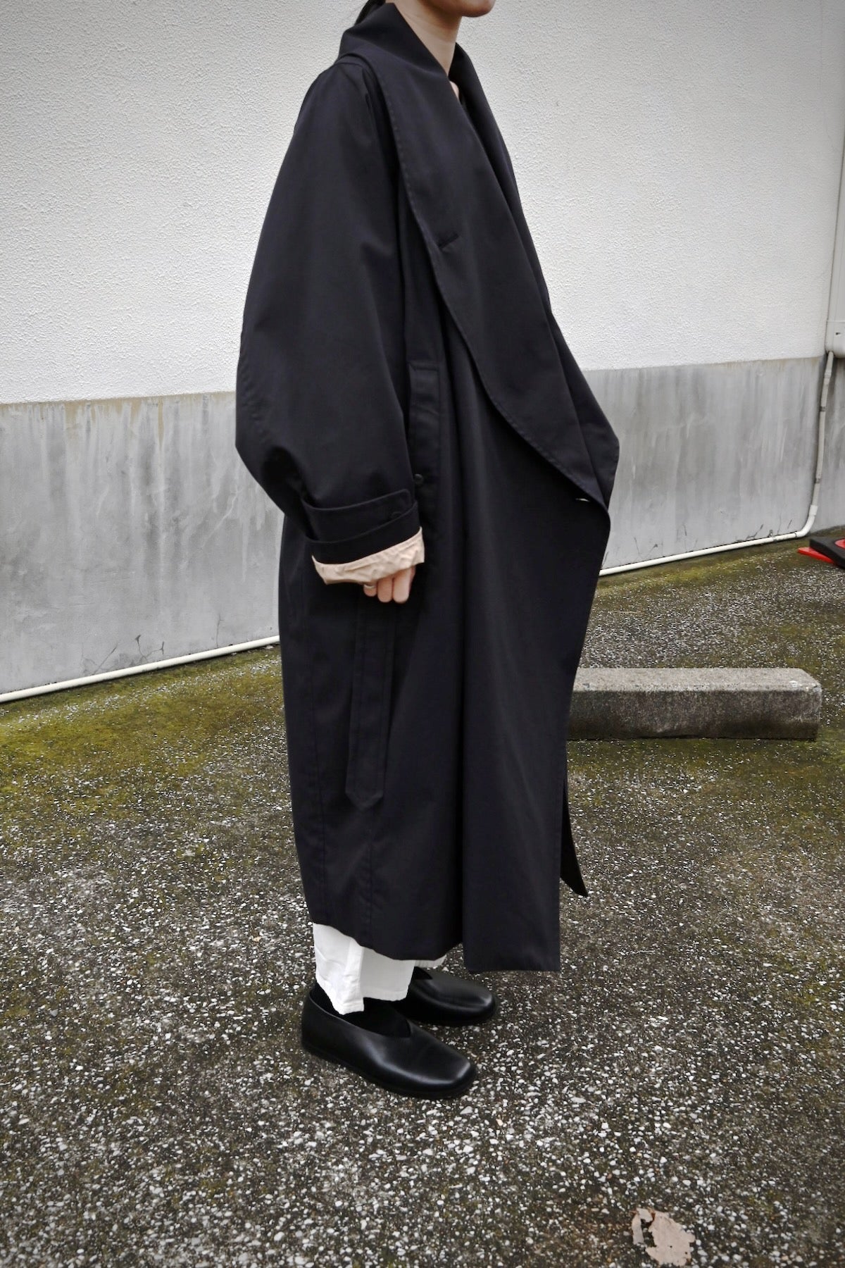 No.09/ suburb : 郊外 ラップコート（black） – NATIVE VILLAGE