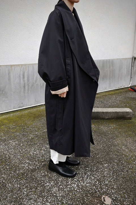 No.09/ suburb : 郊外 ラップコート（black）